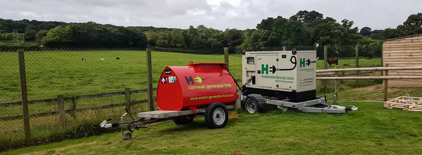 Fuel bowser hire from Exeter generator hire