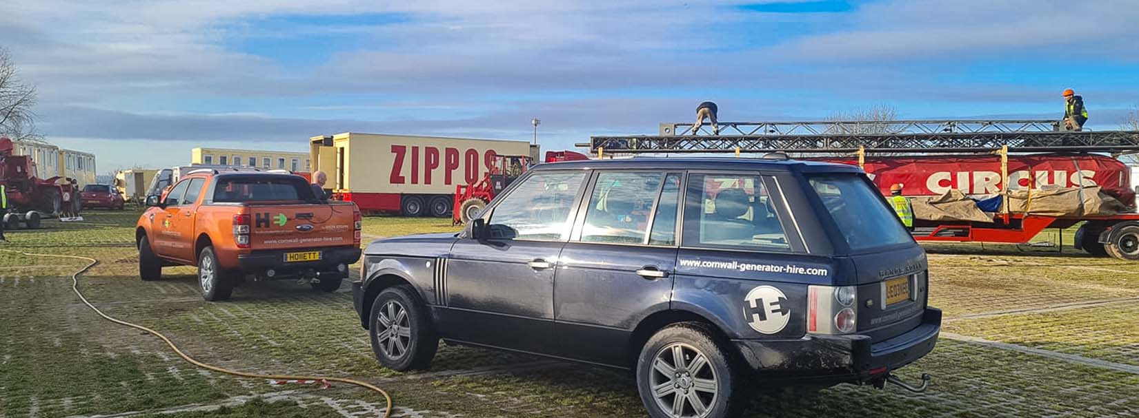 Emergency generators delivered to Zippo Circus